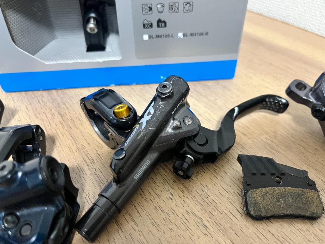 SHIMANO BL-M4100 ブレーキレバー 他MTBブレーキ多数オマケ付