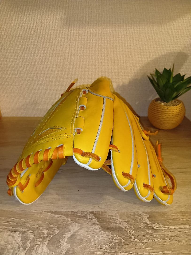 SSK 投手用　右投げ　プロエッジ　硬式グローブ イエロー