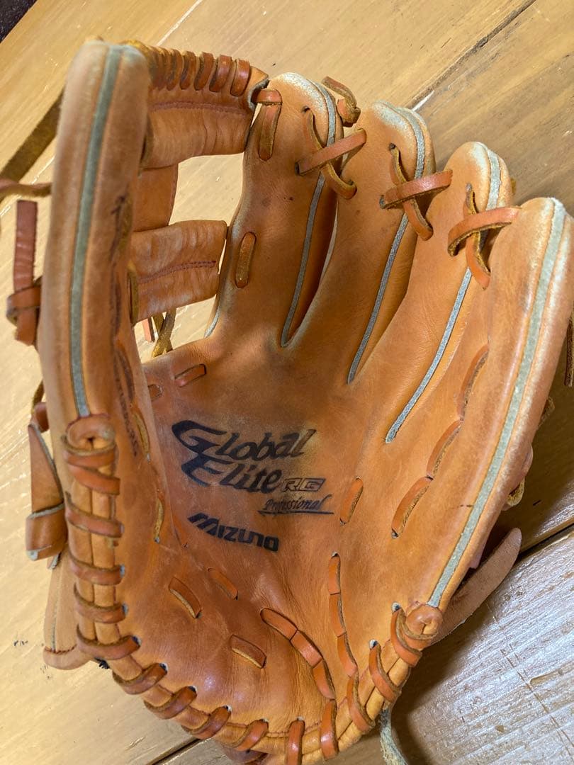 ②-1 少年軟式用グローブ 右投げ内野手用 ミズノグローバルエリートRG