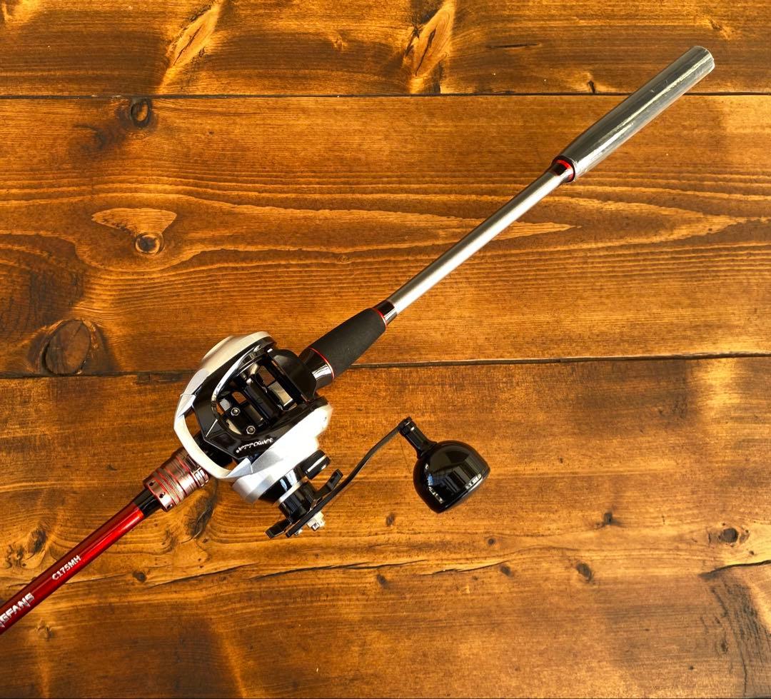 釣り竿セット　ジギングロッド　デジタルカウンター付きリール　タイラバ　左ハンドル