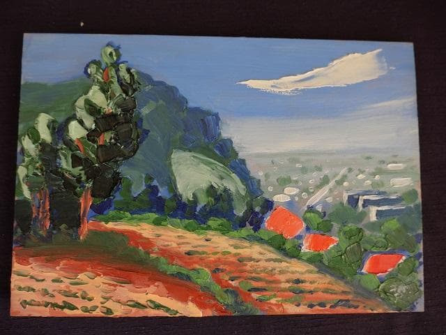 大出哲　油絵　オオイデ　サトシ