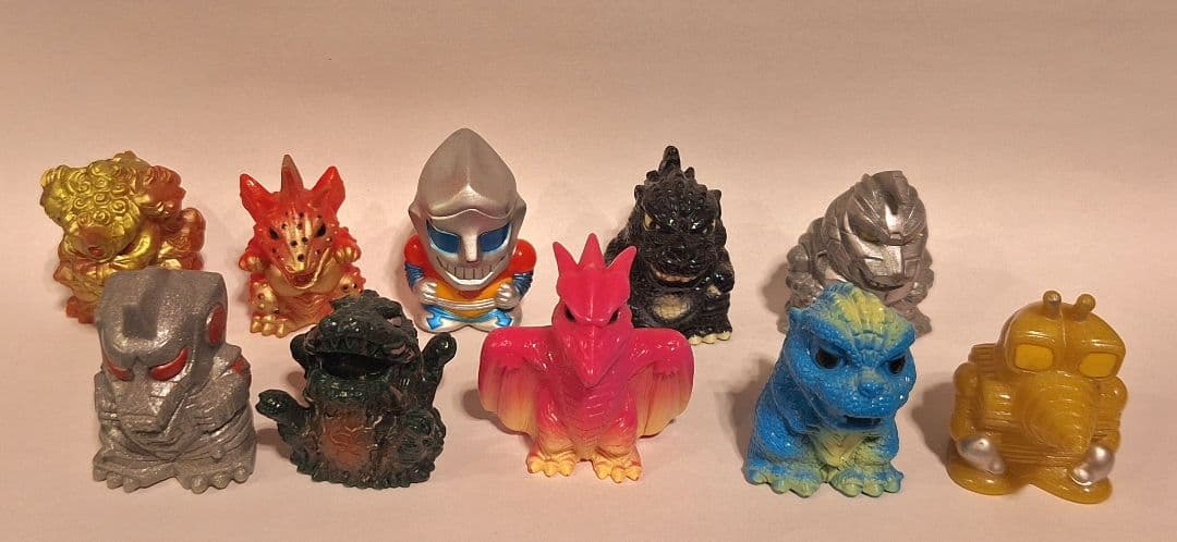 SDゴジラ大決戦の逆襲　指人形10体セット