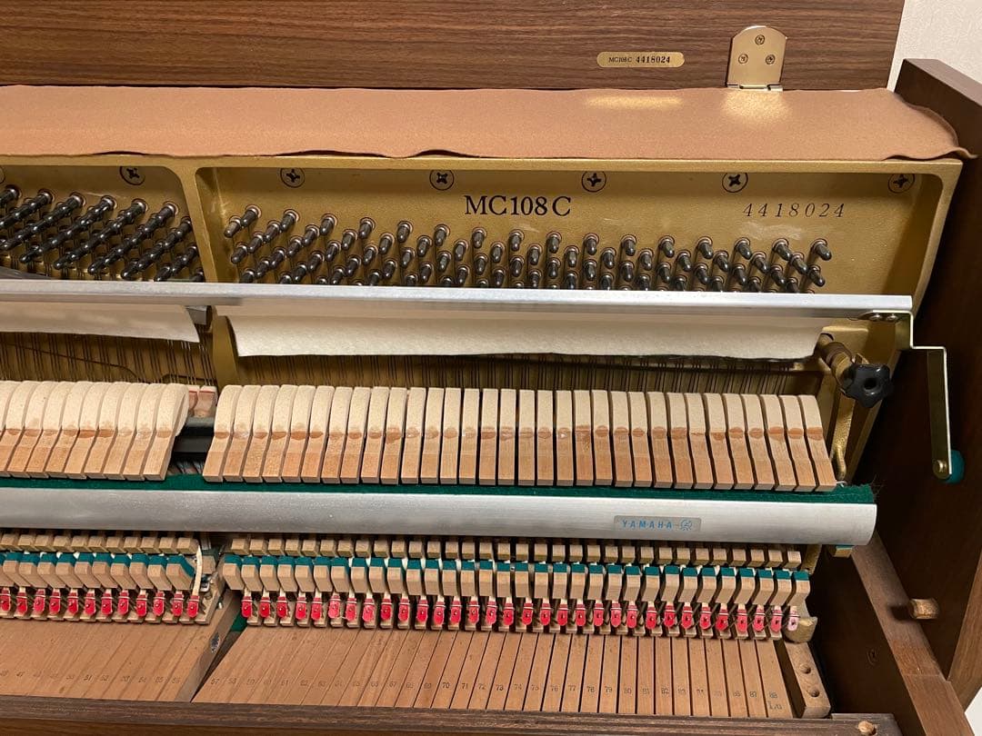 YAMAHA アップライトピアノ MC108C ブラウン