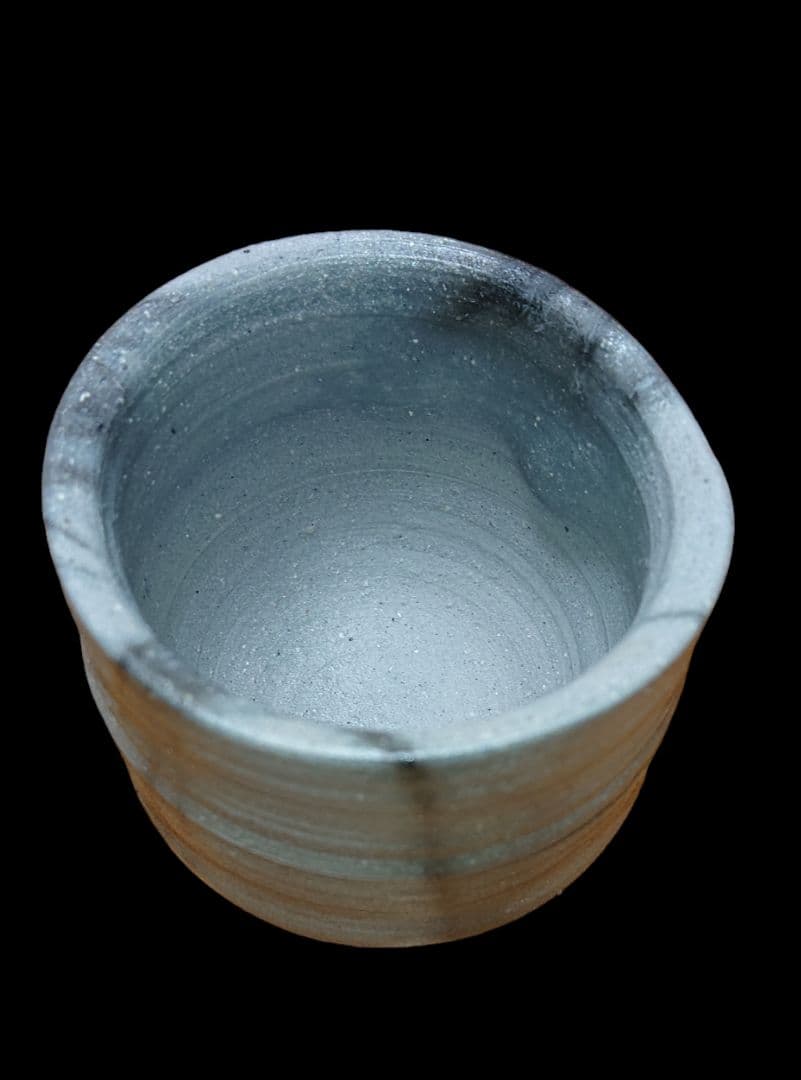 浦上善次 青備前 酒盃 ぐい呑