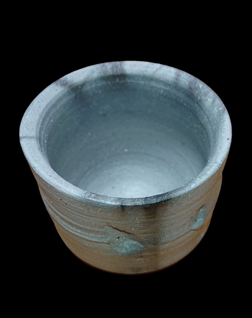浦上善次 青備前 酒盃 ぐい呑