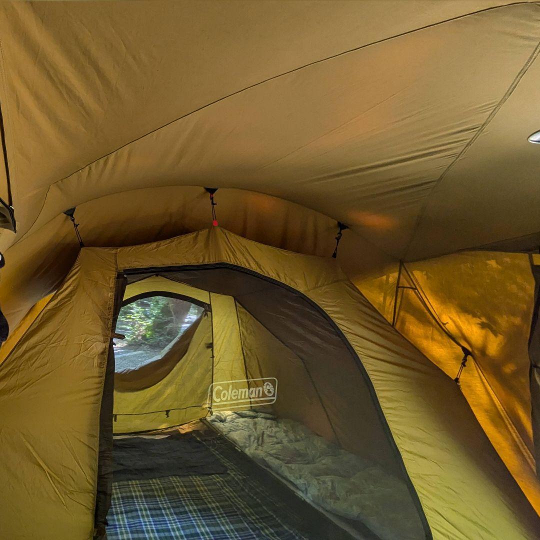 Coleman　VCワイド2ルームSTD　ティノピー用黒ポール付き