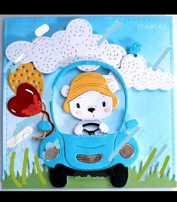 専用  同梱包980円☆ 車にのるくまさん