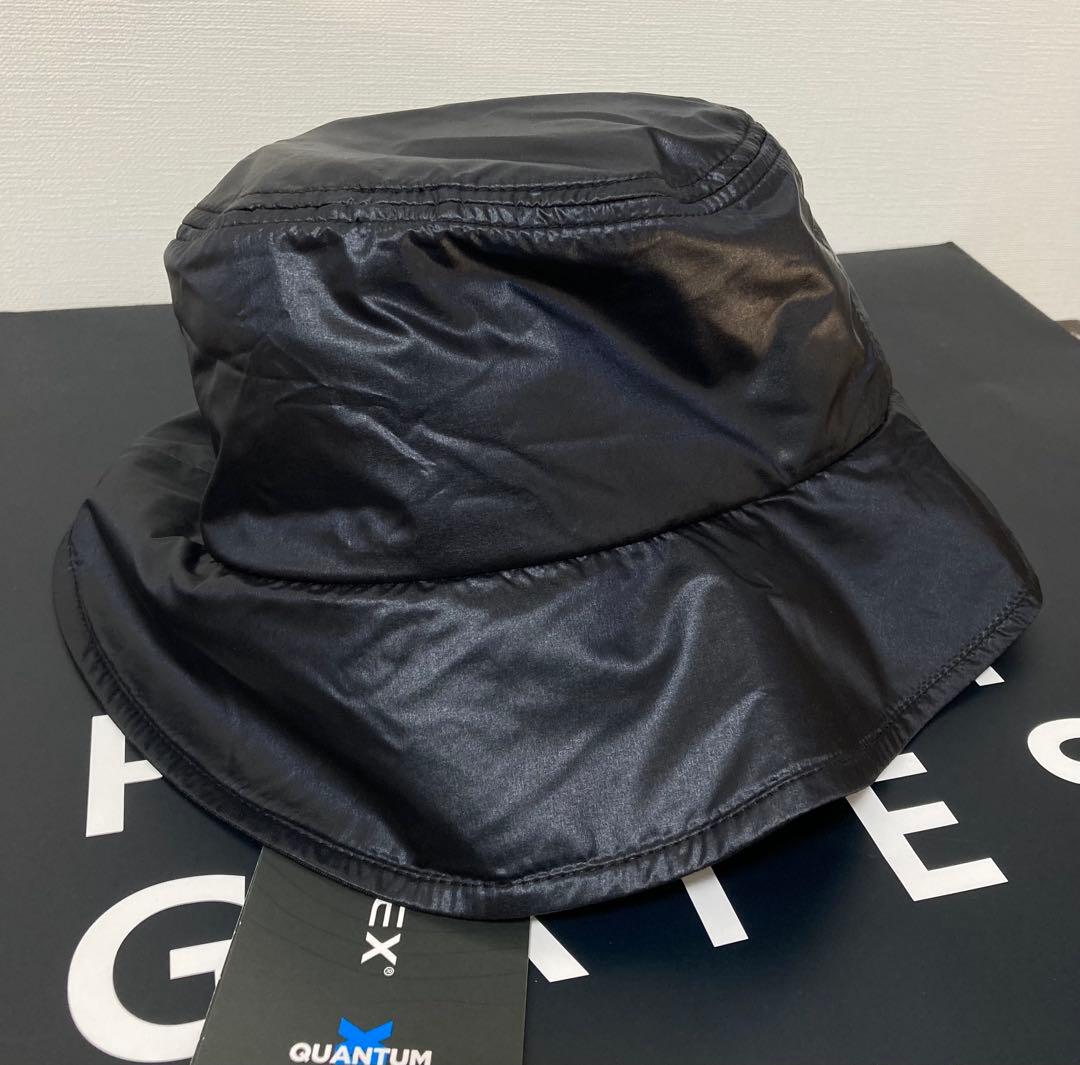 新品 パーリーゲイツ PGG PERTEX二層ハット 黒 男女兼用モデル