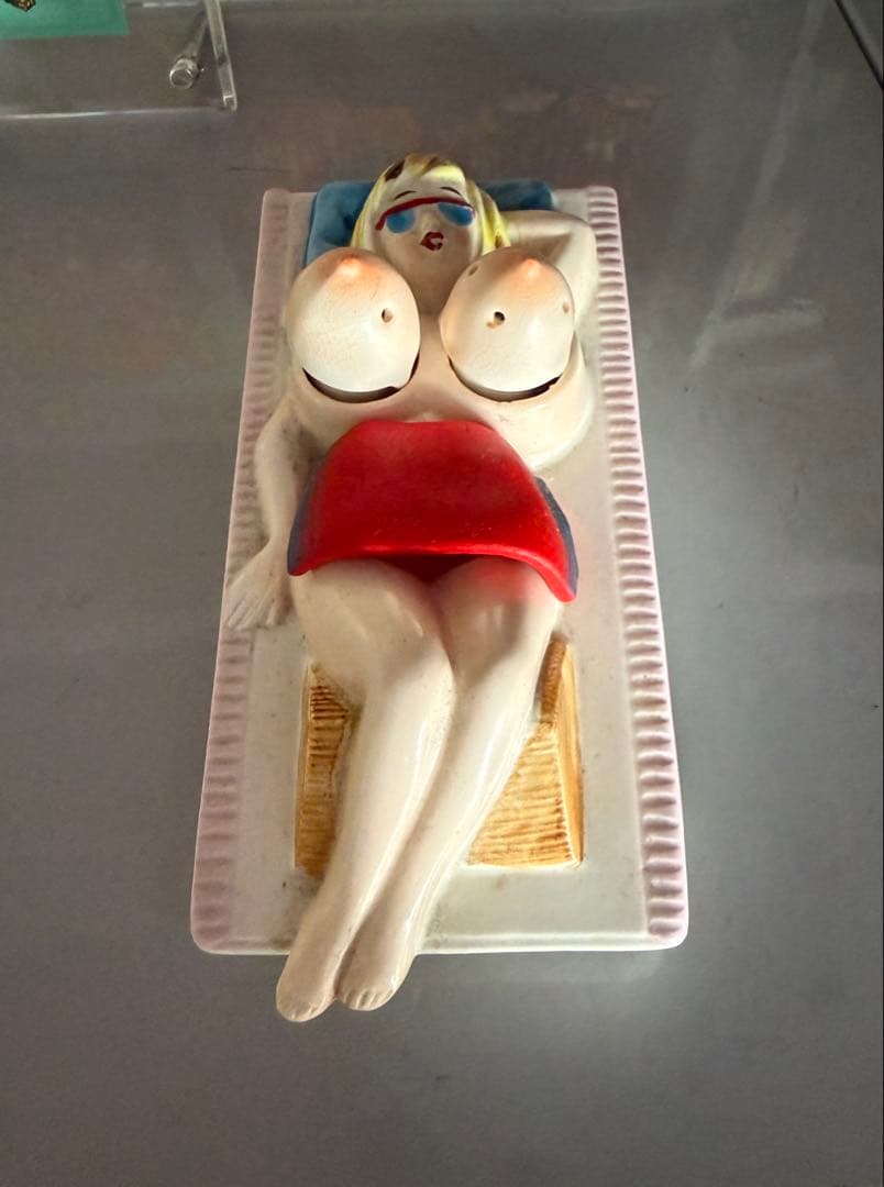 ラ*口様 1950s アンティーク　ヌード　ガール　ピンナップ　ソルト&ペッパー