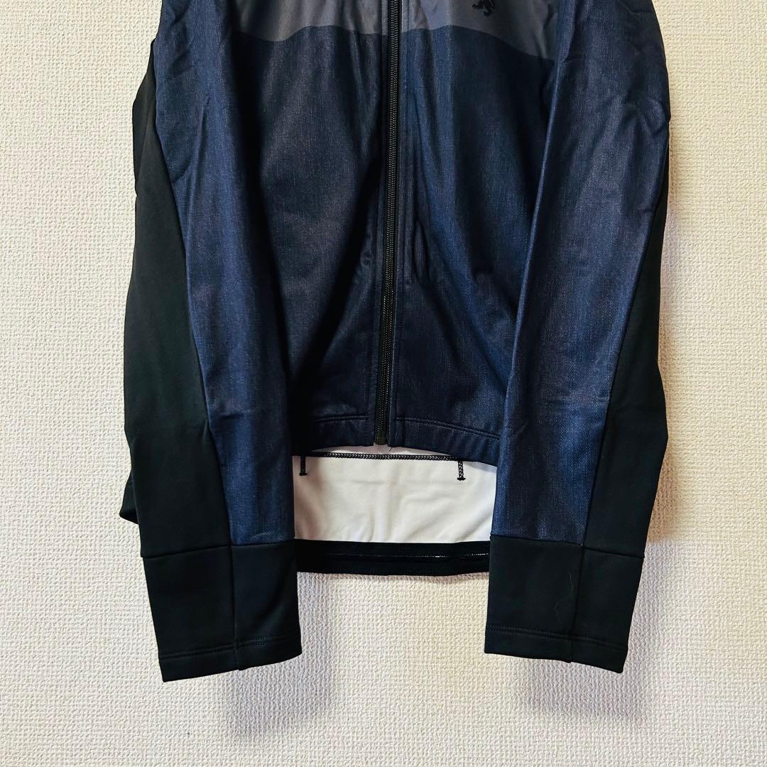 ■新品■　カペルミュール　Mサイズ　裏起毛ジャケット　グレーボーダーデニム