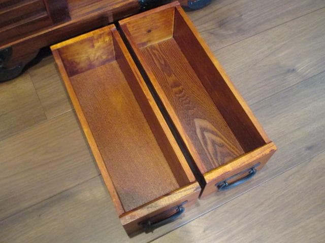 逸品　美品　船箪笥　車箪笥　欅材　車輪　和箪笥　箪笥　和家具　購入金額：23万円