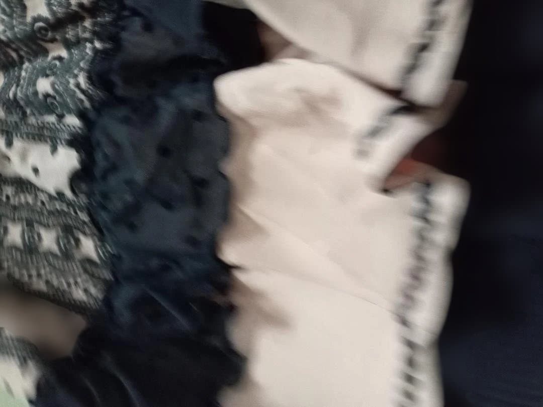 SONIA JOHNES フラメンコスカート ピンクベージュに黒の模様