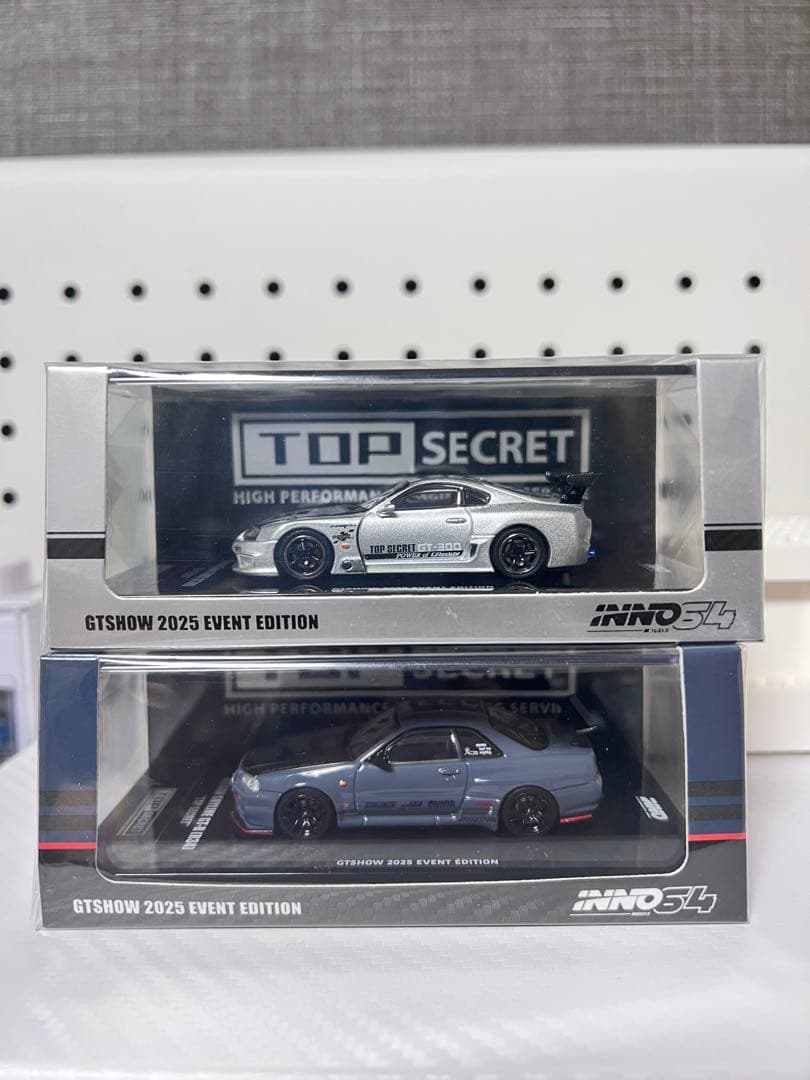 INNO64 イノモデル　限定　R34 スープラ　トップシクレット2台セット