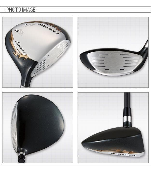 ◆新品で2本揃って超激安！ワークスゴルフ マキシマックス強反発フェアウェイウッド