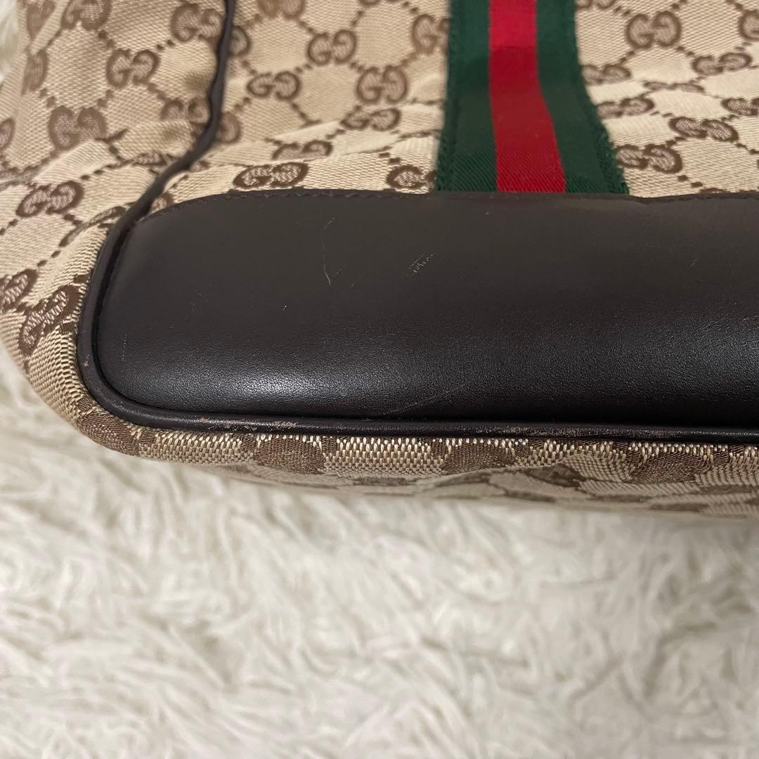 GUCCI グッチ ドッグキャリーバッグ シェリーライン GG柄