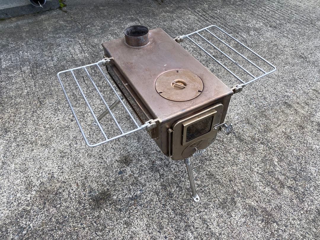 テンマクデザイン ウッドストーブサイドヴュー【L】収納ケース、煙突ガード付き