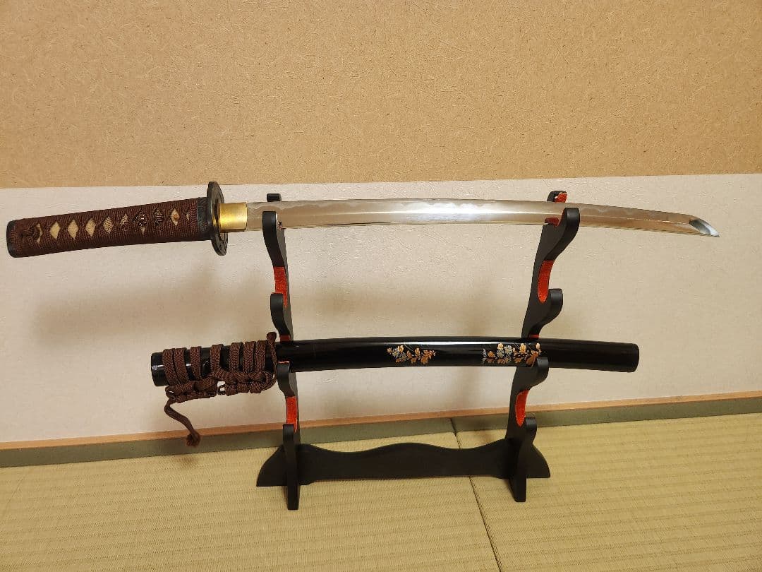 本漆塗 高級拵、脇差、模造刀