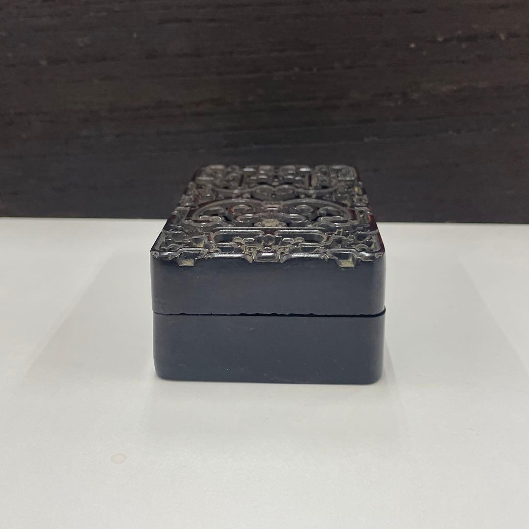 極細工 古美術 書道具 中国 時代物 小物入 香炉