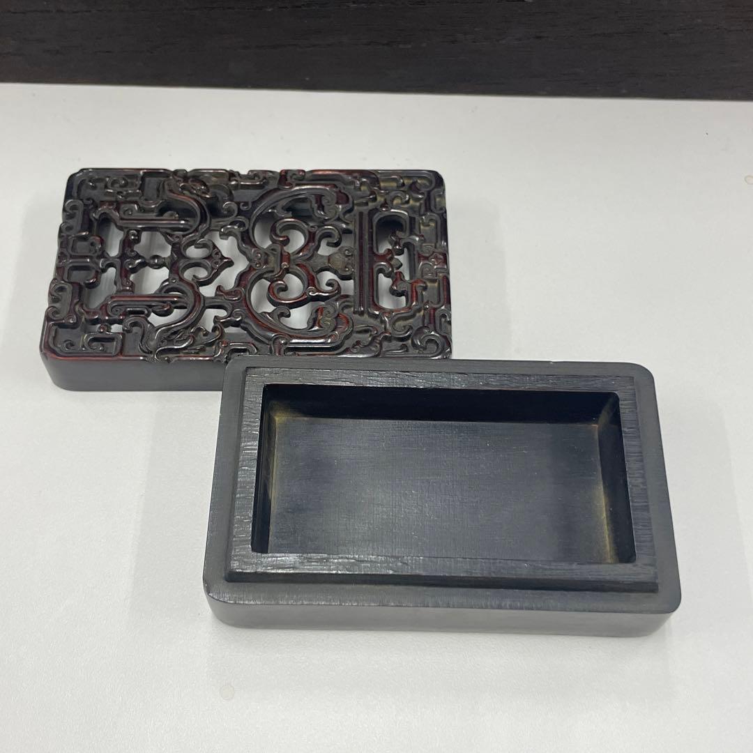 極細工 古美術 書道具 中国 時代物 小物入 香炉