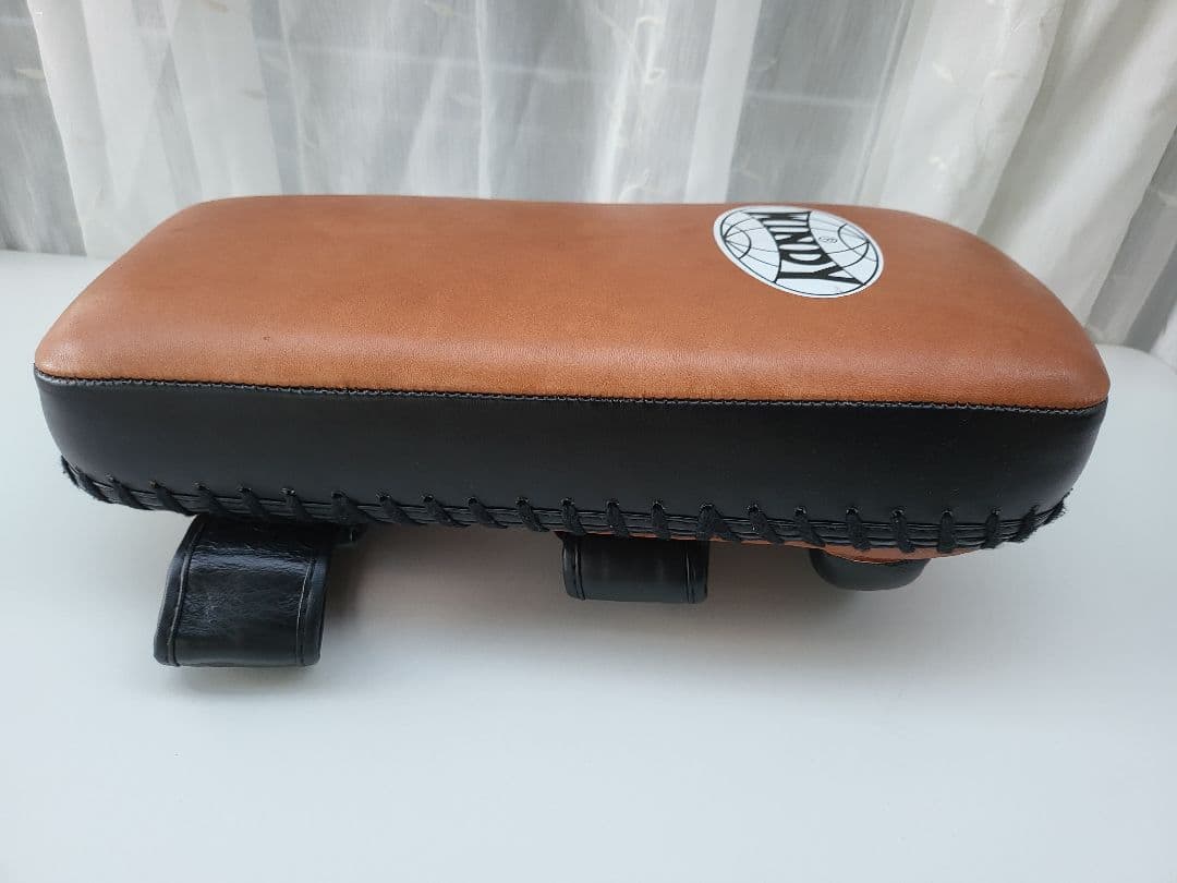 【美品】WINDY キックミット KP-6 茶色／黒