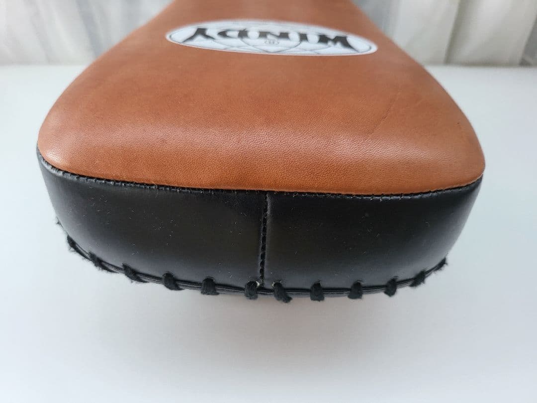 【美品】WINDY キックミット KP-6 茶色／黒