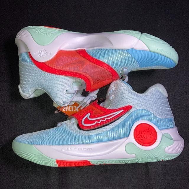 KD TREY 5 X 水色 ライトブルー 白 ホワイト レッド 26.5cm