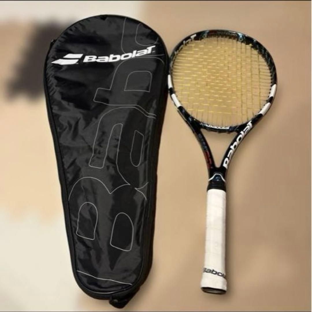 Babolat テニスラケット 硬式テニス　グリップ止め付き