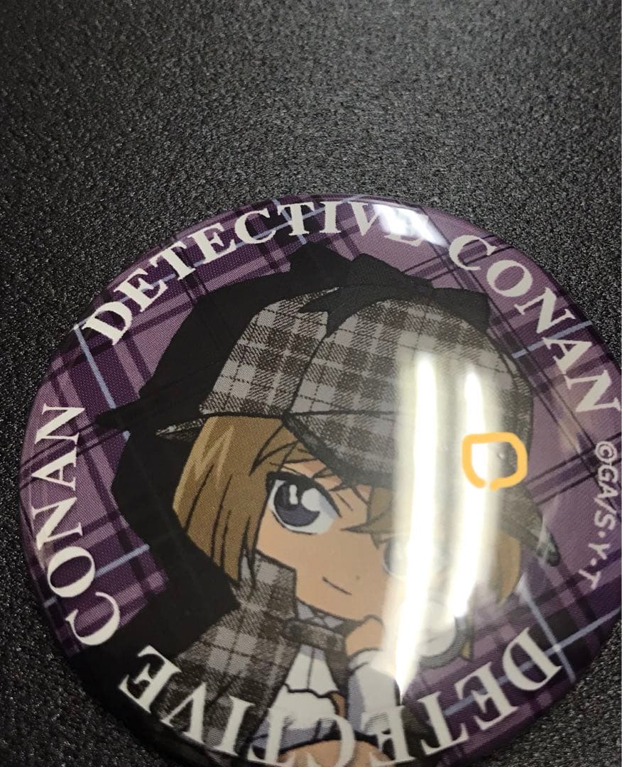 名探偵コナン　トレジャー缶バッジ　にいてんご　トイズワークス　ホームズ　灰原哀