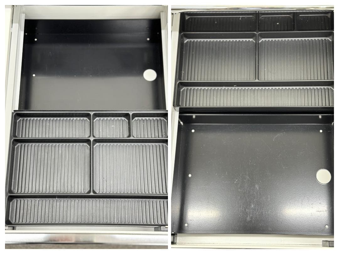 USM/ハラーシステム■ロールボーイ　デスクワゴン　2段　鍵あり　ホワイト　白