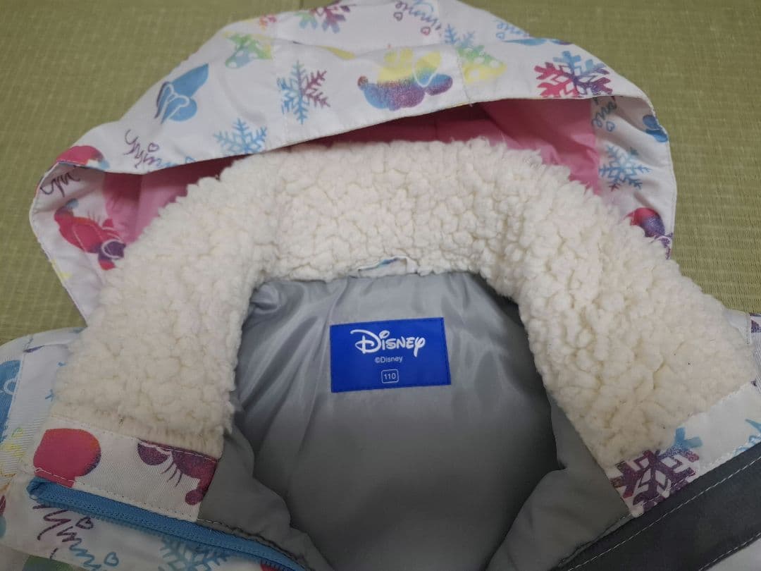 Disney ミニー スキーウェア グローブ、新品ゴーグルセット サイズ調整
