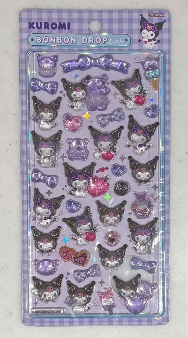 【正規品】ボンボンドロップシール☆第2弾☆サンリオ☆6枚セット