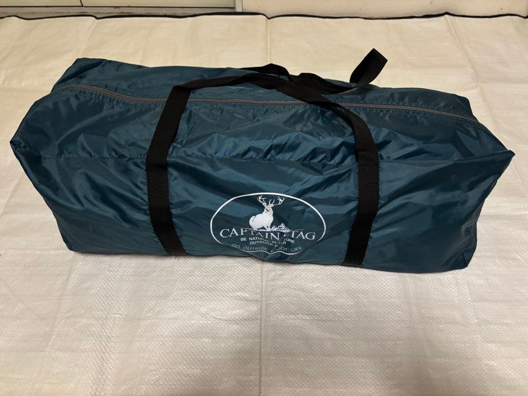 キャプテンスタッグ　ドームテント5〜6人用　フロアマットandグランドシート付き