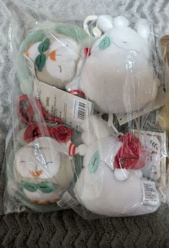 マスコット Pokemon Holiday Blessings モクロー　ヌメラ