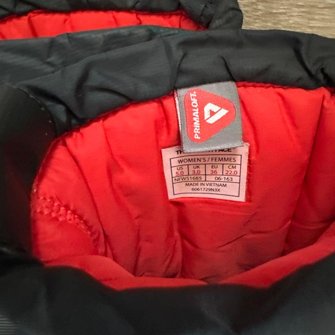 NORTH FACE スノーブーツ 22㎝　ヌプシブーティーウォータープルーフ