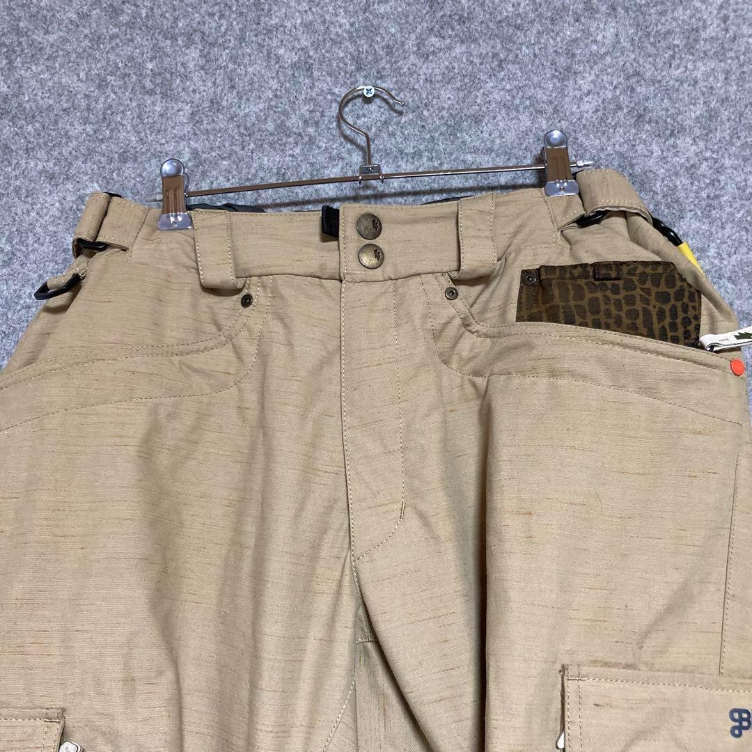 BLUE BLOOD ベージュ カーゴパンツ スノーボード用