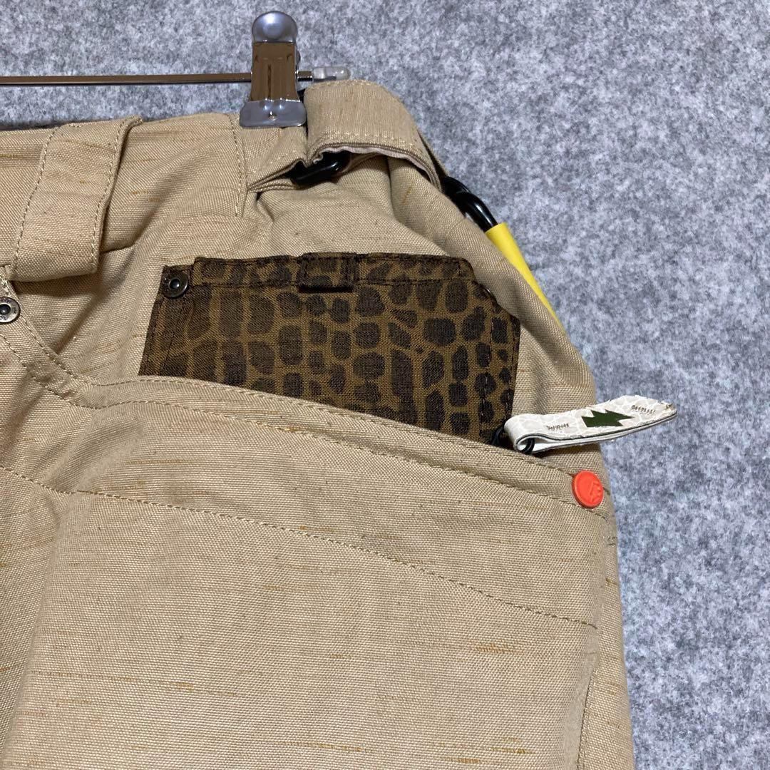 BLUE BLOOD ベージュ カーゴパンツ スノーボード用