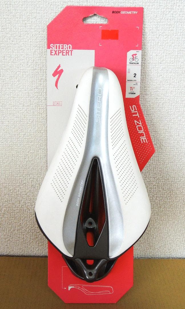 【スペシャライズド】SITERO EXPERT GELサドル　色：ホワイト