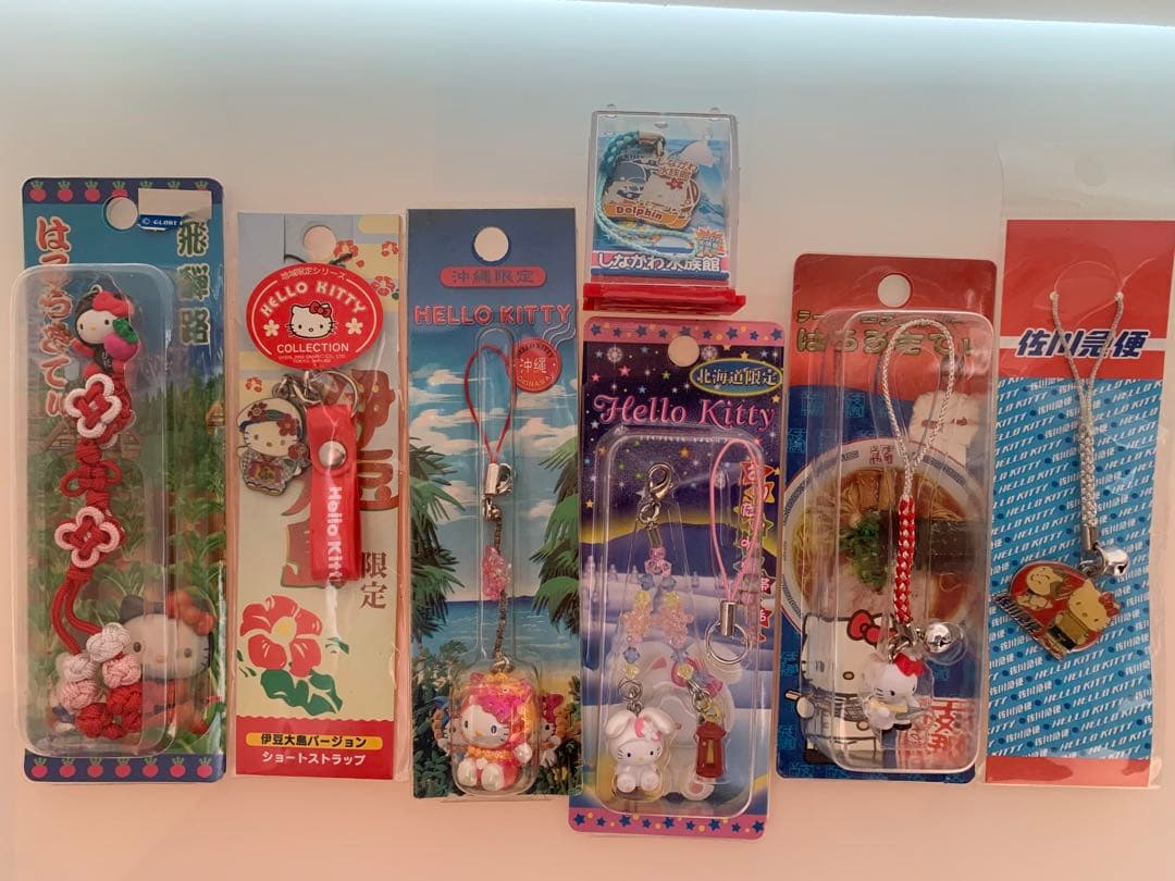 新品、未使用　ハローキティ 、ディアダニエルストラップセット 18個まとめ売り