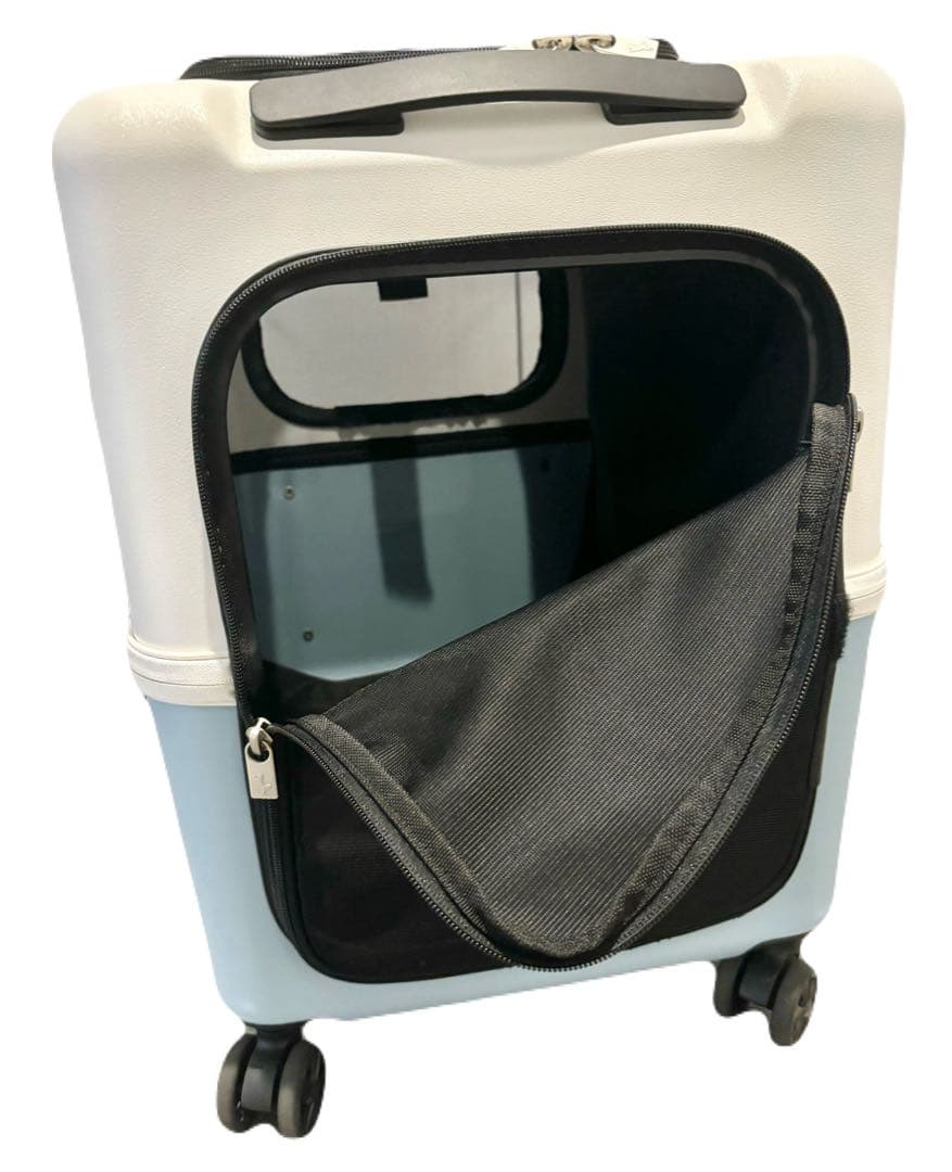 PETiCO(ペチコ) Lサイズ｜ペットキャリー｜80L｜スカイブルー×ホワイト