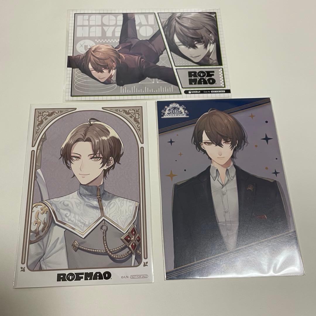 にじさんじ 加賀美ハヤト アクスタ 缶バッジ アクリルブロック ポストカード