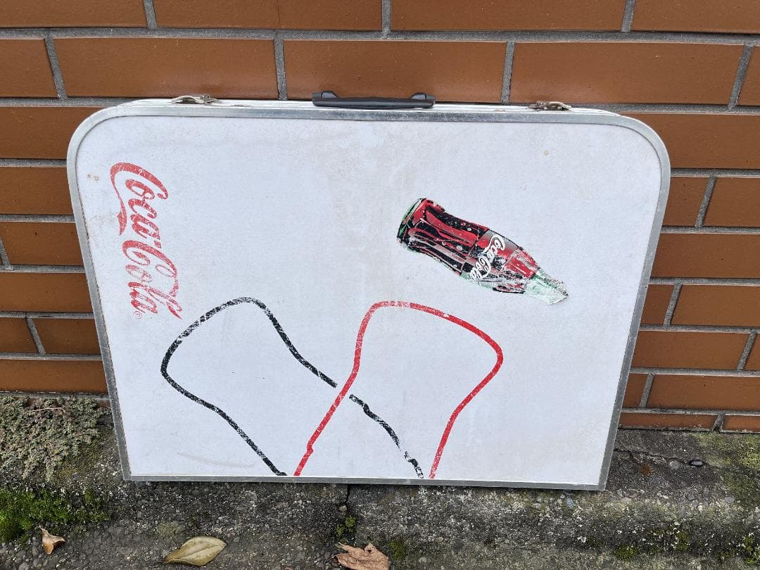 希少！ 【コカ・コーラ】 アウトドア？折畳式テーブル 高さ約３２㎝