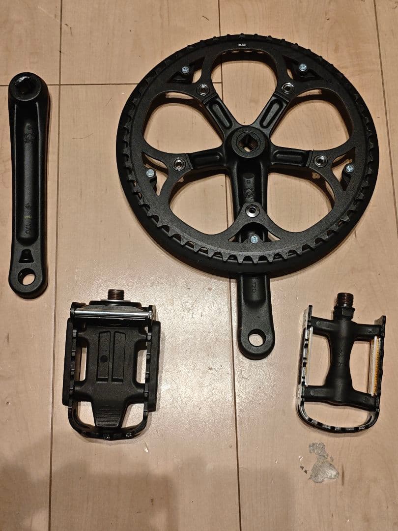 O*a様 ブロンプトン　純正クランク　170mm 54t 純正ペダル 純正BB