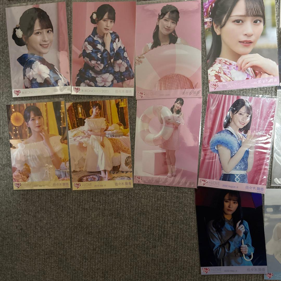 H*様 イコラブ 佐々木舞香 生写真 まとめ売り コンプあり 57枚