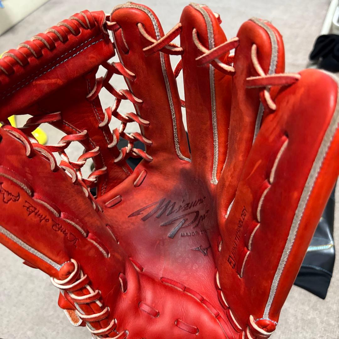 ミズノプロ　外野手用　ダイバーシティブルー　軟式用