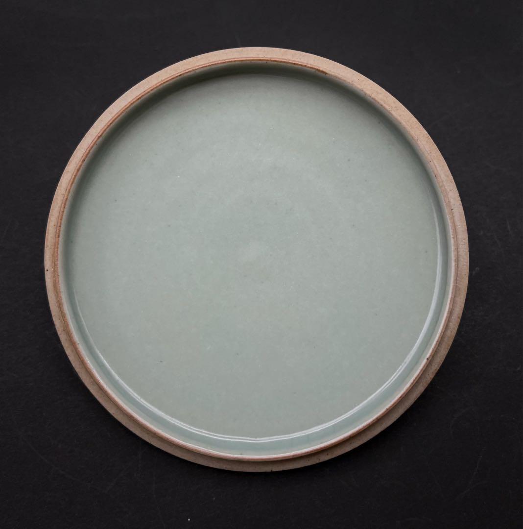 中国美術 古玩 青磁　雙耳お茶入れ　茶道具