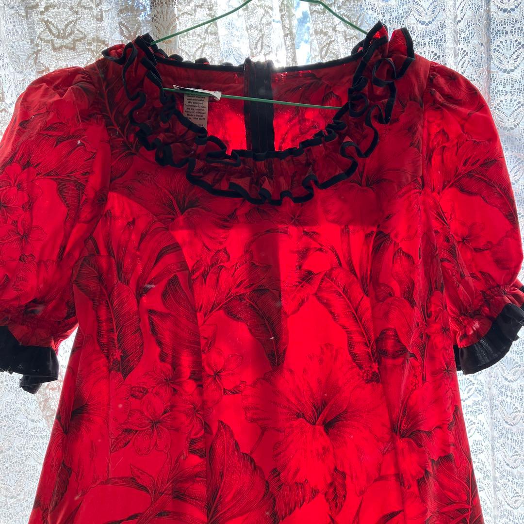 美品　ハワイアンドレス　Ｌサイズ