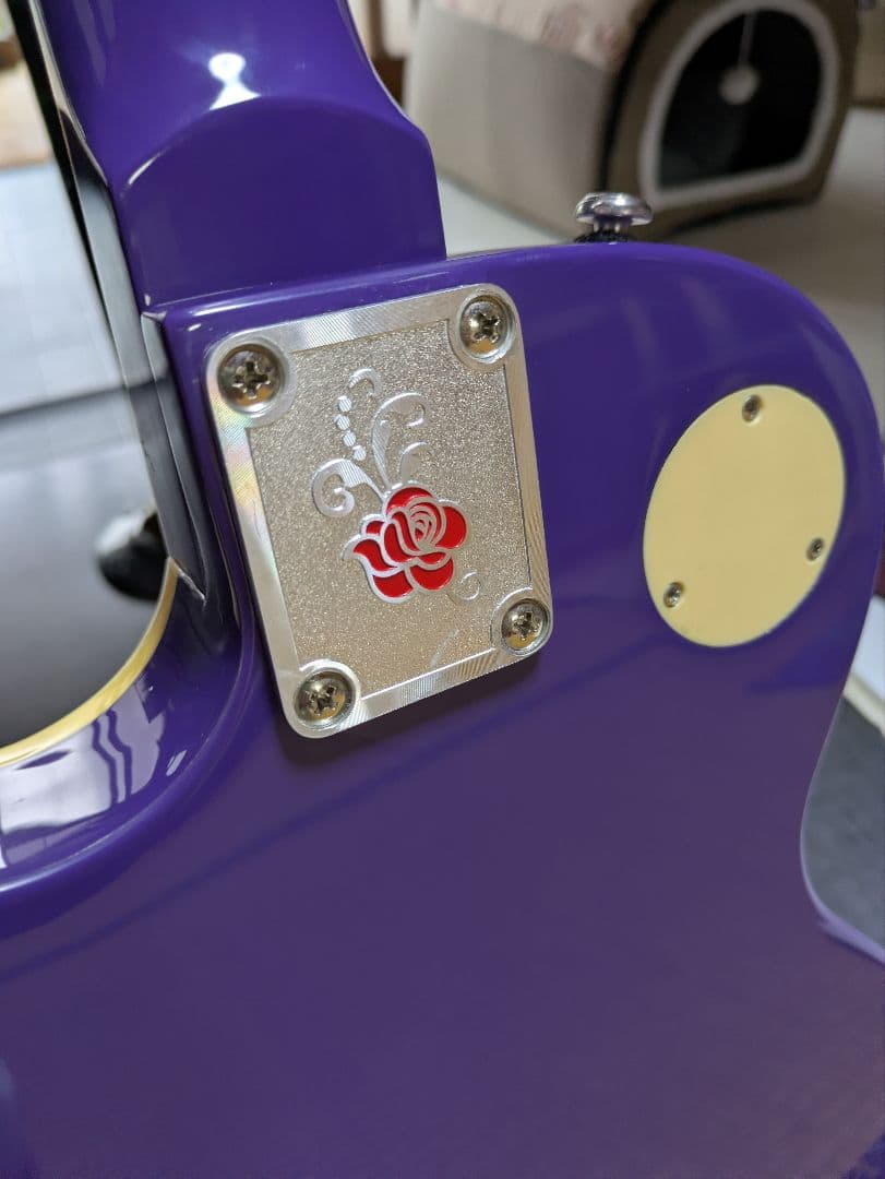 希少　ジプシーローズ　レスポール　 エレキギター　 パープル ラメ入り　激レア