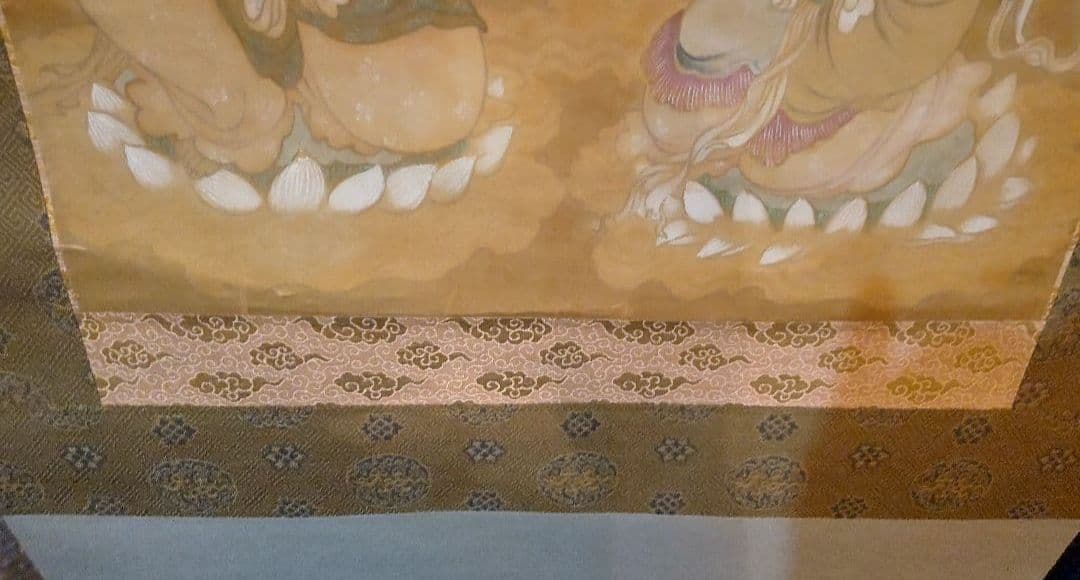 81Z340絵画 掛け軸 日本画掛軸 仏画 茶道具茶掛け 骨董