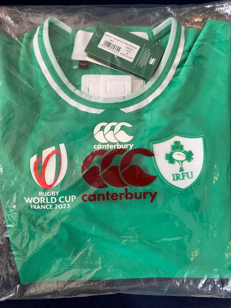 ラグビーワールドカップ2023 アイルランド代表マッチジャージ 海外S