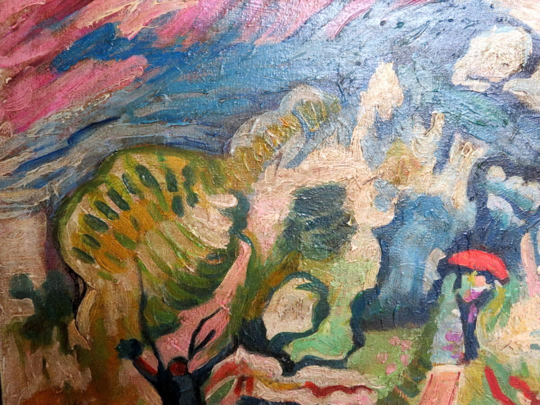 アンリ マティス オリーブの木のある散歩道 オイルキャンバス 油彩